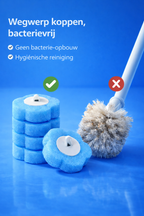 DE VALLEN Hygia™ Toiletborstel met Navulkoppen